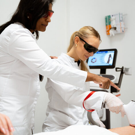 Hårfjerning med professionelt diode laser udstyr